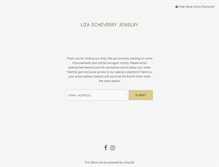 Tablet Screenshot of lizaecheverry.com